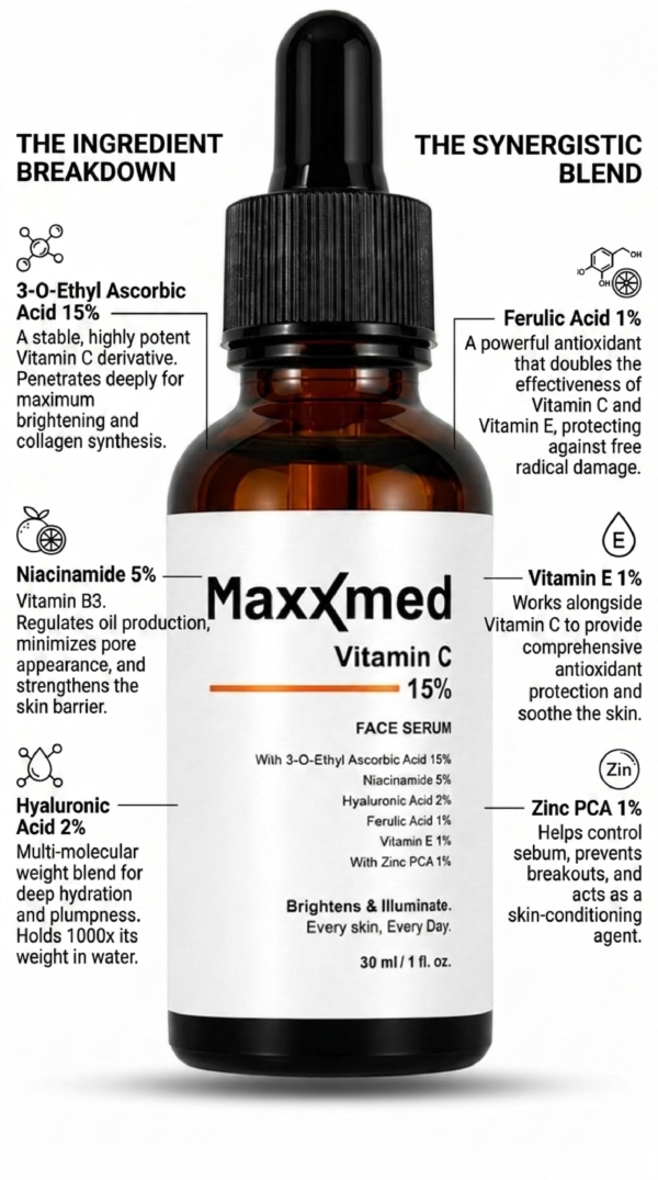 Maxxmed Vitamin C 15% Face Serum 30ML