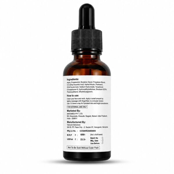 Maxxmed Vitamin C 15% Face Serum 30ML (Pack of 2)
